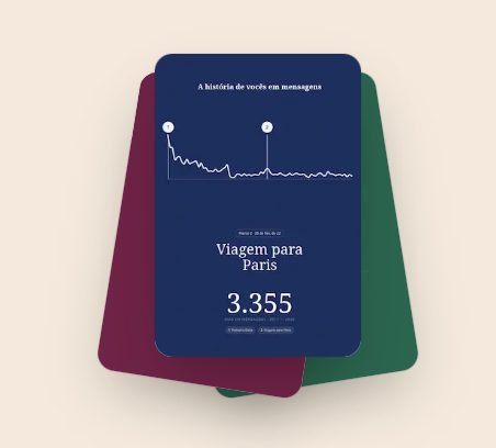 entre nós — a conversa de vocês vira presente